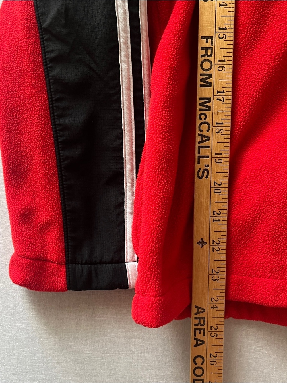 Adidas Boys Black & Red Full-Zip Fleece Tricot Track Jacket 14 - Picture 5 of 8